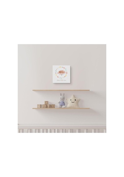 Sleep Little One Bebek Odasına Özel Kanvas Tablo 25x25 Cm