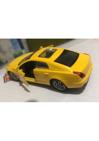 Oyuncak Metal Model Araba Açılır Kapı 1/36 Çek Bırak Sarı Mustang