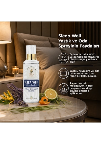 Sleep Well %100 Doğal Yastık ve Oda Spreyi 100 ML