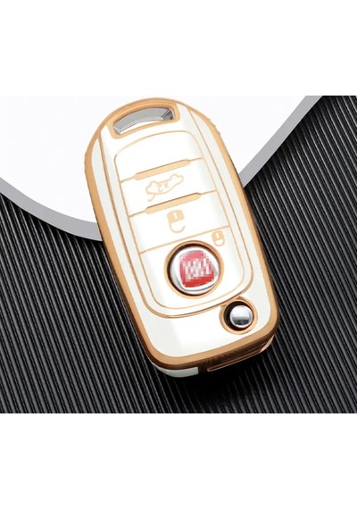 Fiat 500X Egea Uyumlu ANAHTAR KILIFI BEYAZ