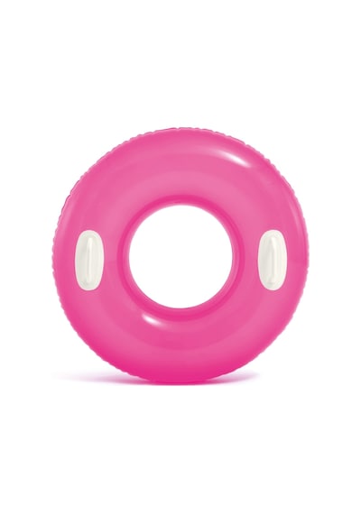 Intex Tutmaçlı Parlak Şişme Simit 76 CM Pembe