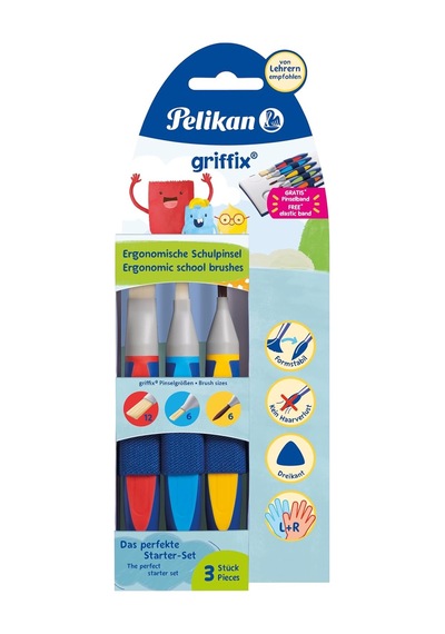 Pelikan Griffix Suluboya Fırça Seti 3lü