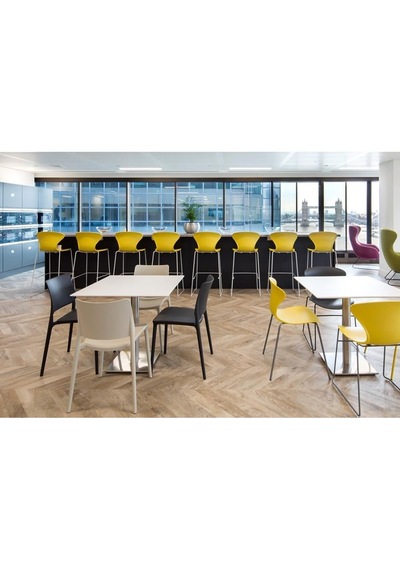 Papatya Joy-s 4 Adet Sandalye Mutfak Bahce Restoran Kafe Otel Beyaz Beyaz - Beyaz