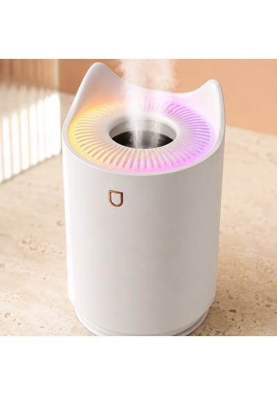 Aroma Difüzör Hava Nemlendirici Sessiz Çalışma Led Gece Lambası