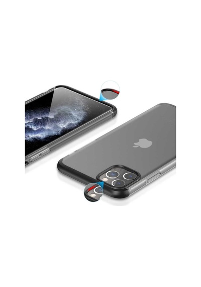 Apple Uyumlu iPhone 11 Pro Max Kamera Korumali Seffaf 360 Tam Koruma Kilif 566261086