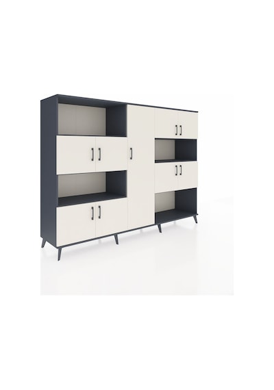 Hyperion Dolap 10 Raflı 9 Kapaklı 220x44x163 Antrasit-aytaşı/antr Antrasit-aytaşı/antrasit Hyperion Dolap 10 Raflı 9 Kapaklı 220x44x163 Antrasit-aytaşı/antr Antrasit-aytaşı/antrasit