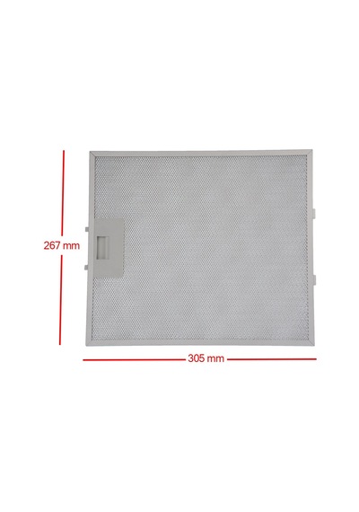 Davlumbaz & Aspiratör 2'li Metal Filtre, Electrolux Efc60244x, Samsung Nk24m7070vb İle Uyumlu 305x267mm