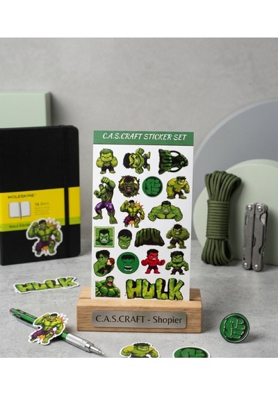 Cascraft'ta Hulk Sticker Çılgınlığı 1 Adet