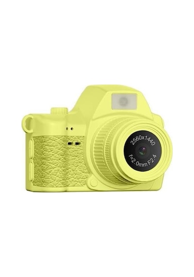 Torima Dijital Fotoğraf Makineleri Video Mini Kamera 2k Video 128gb Destekli Cmr42 Sarı