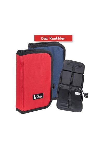 Okapi Okp-123r Kalem Çantası Düz Renk Çok Renkli