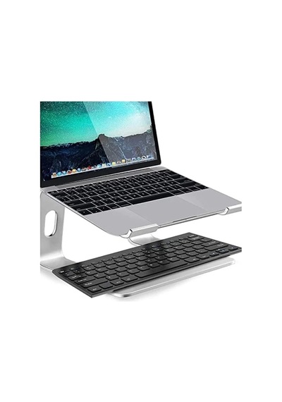 Ergonomik Alüminyum Katlanır Bilgisayar Standı - 10-17 İnç