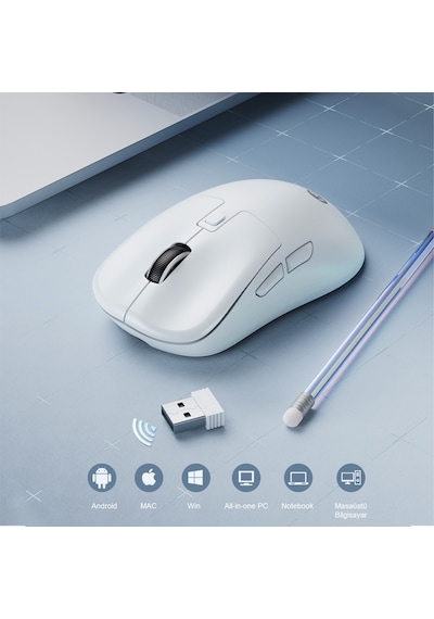 Lecoo WS216 Kablosuz 1600 Dpı 7 Tuşlu Optik Mouse