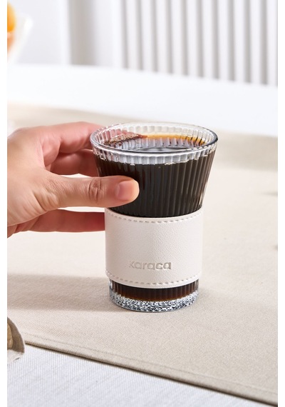 Karaca  Leather Cool Touch Latte Bardağı 210 Ml Sedef