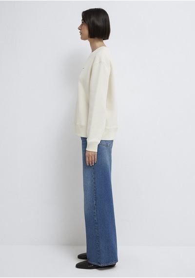 Mavi - Mavi Denim Baskılı Ekru Sweatshirt 1s10525-80194 Ekru