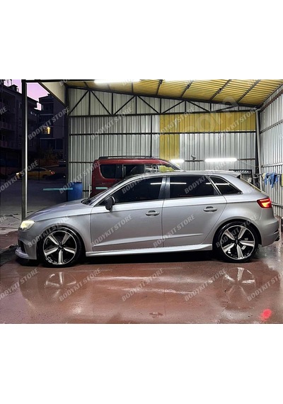 Audi A3 8v Hb Yan Marşpiyel Seti Aero Sağ-sol Sportback 2013 Ve Sonrası Uyumlu