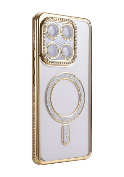 Newface Xiaomi Mi 17t Pro Joke Simli Magneticsafe Kılıf - Gold Diğer