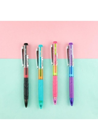 Pentel Qe427 Q-erase 0.7 Mm Mekanik Uçlu Kalem - Green/turquoise Yeşil