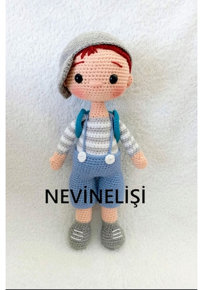 Amigurumi Ali Bebek Çok Renkli