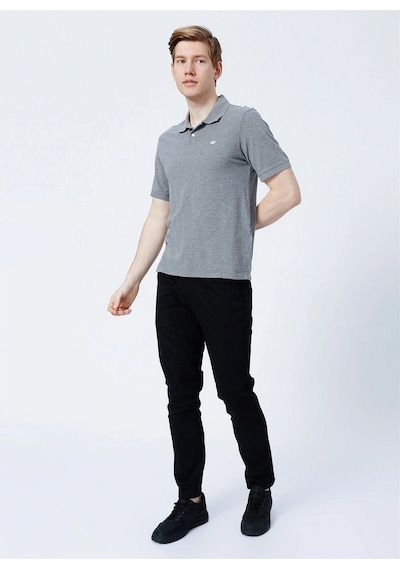 Dockers Erkek Minimalist Polo Yaka T-shirt - Günlük Kullanım Gri