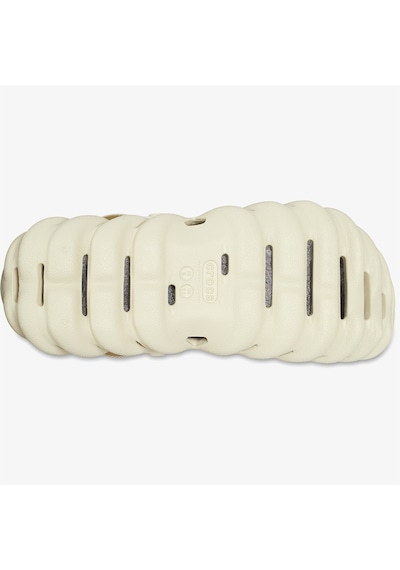 Crocs Echo Unisex Krem Terlik Düz 207937 2800400