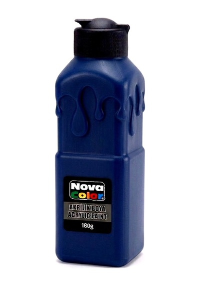 Nova Color Akrilik Boya 180gr Lacivert - 3 Adet Diğer