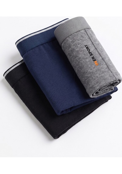 Just Inner Erkek Pamuklu Boxer Sport Premium Günlük Kullanım 134003 Antrasit