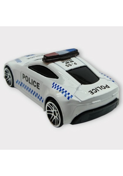 Metal Mini Polis Arabası 8 Cm - Polis - 5