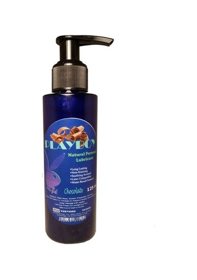 Playboy Büyük Boy 125 Ml Ebatta Kolay Girişler Için Çikolatalı Kişisel Lubrikant Jel / Playboy Chocolate Lubricant Gel