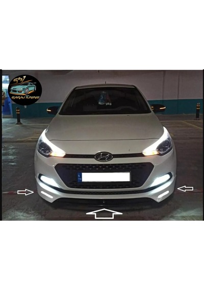 Hyundai İ20 Yeni Kasa Ön Tampon Eki Fiberglass Boyasız