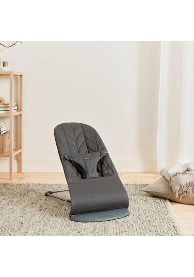 BabyBjörn Bliss Ana Kucağı Petal Woven Anthracite & Bumprider Connect³ Black-Olive Bebek Arabası - Yan Düzenleyici Çanta