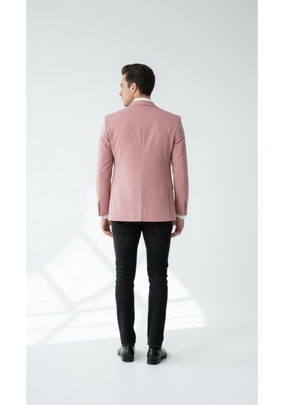 Plus Scorpion Erkek Mono Yaka Tek Düğmeli Çift Yırtmaçlı Blazer Ceket Premium Dokuma Kumaş, 8 Renk Gül Kurusu Plus Scorpion Erkek Mono Yaka Tek Düğmeli Çift Yırtmaçlı Blazer Ceket Premium Dokuma Kumaş, 8 Renk Gül Kurusu