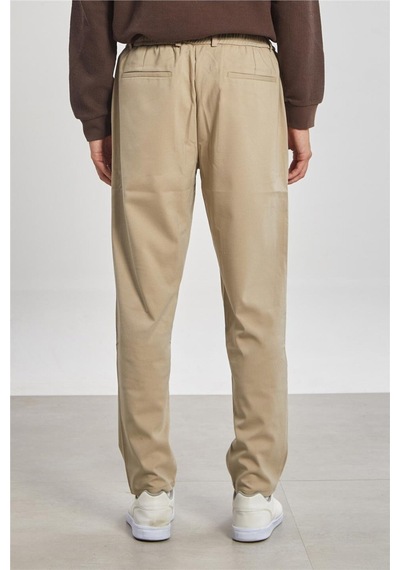 Barrels And Oıl Beli Lastikli Jogger Erkek Pantolon - Bej Bej