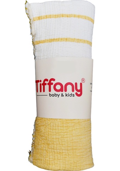 Tiffany Baby 4 Katlı Müslin Battaniye 120x120 Cm Tiffany Baby 4 Katlı Müslin Battaniye 120x120 Cm