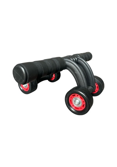 4 Tekerlekli Mekik Aleti Ab Wheel Diz Matı Hediyeli Karın Egzersiz Aleti Cks452