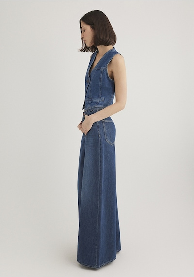 Mavi - Merlin Tencel X Refıbra Denim Yelek 1110265-85670 Mavi