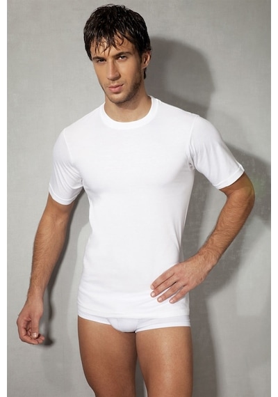 Doreanse Erkek Pamuklu Yuvarlak Yaka Kısa Kol T Shirt 2505