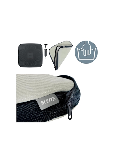 Ergo Active Balance Oturma Minderi, Ofis Sandalyeleri İçin Ergonomik Hava Yastığı, Optimum Oturma Duruşu Ve Siyatik Rahatlatıcı, Vücut Duruşunu Destekler, Ergo-serisi, Kumaş Kılıf Açık Gri Çok Renkli