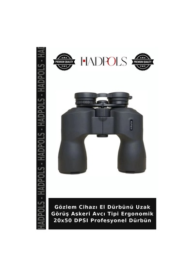 Gözlem Cihazı El Dürbünü Uzak Görüş Askeri Avcı Tipi Ergonomik 20x50 Dpsı Profesyonel Dürbün Belirtilmemiş