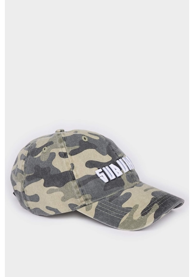 Defacto Erkek Desenli Pamuklu Cap Şapka G0876ax26smkh328 Haki-kh328