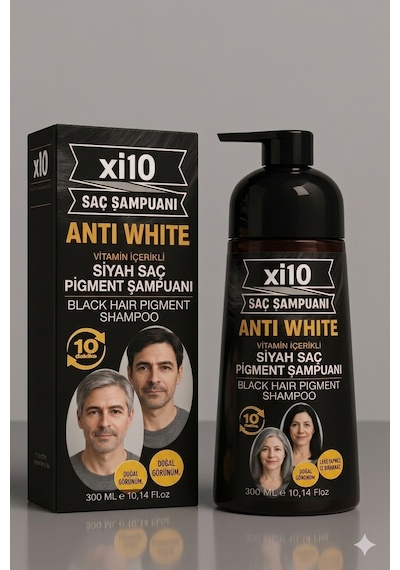 Xi10 Beyaz Kapatıcı Şampuan 300 ML