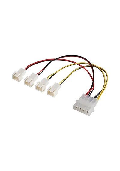 Akasa Cb001 Molex/4X3-Pin Hiz Düşürme Özellikli