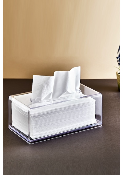 Nandy Home 2'li Set Clear Peçete Organizeri