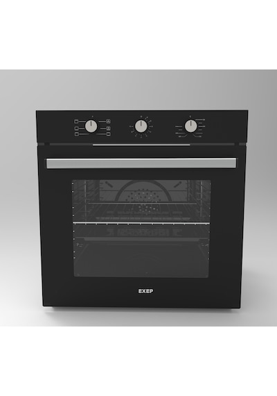 Exep Eco Line EF-240 - EO-320 - ED-401 Siyah Ankastre Set