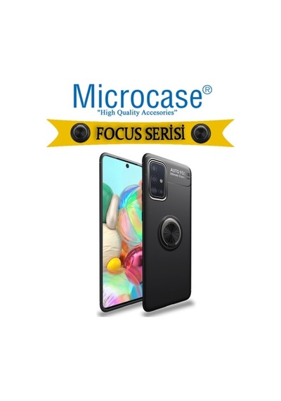 Microcase Galaxy A71 Focus Serisi Yüzük Standli Kilif 409599009