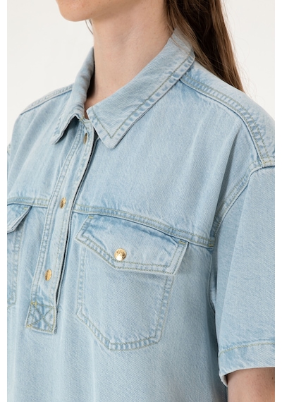 U.s. Polo Assn. Kadın Açık Mavi Elbise Jean 50304314-dn0021 Lıght Blue