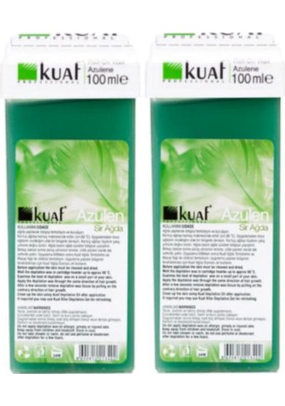 2 Adet Roll On Kartuş Azulen Yeşil 100 ml  Ağda