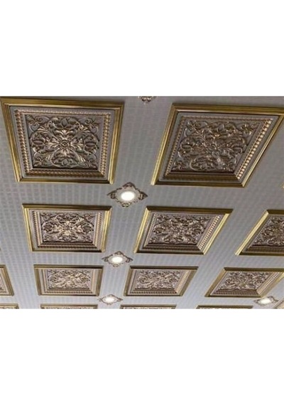 Diecor Led Döşenebilir Asma Tavan Uyumlu 60x60 Dekoratif Tavan Paneli Bronz 60 X 60 Model:xa290
