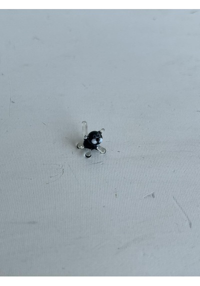 El Yapımı Mini Murano Cam Kedi Biblo A120-05