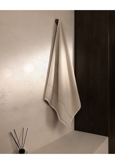 Madame Coco Genevieve %100 Pamuk Banyo Havlusu - Bej - 70x140 Cm 8684427342770 Çok Renkli