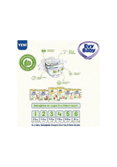 Bebek Bezi 4 Numara 7-14 Kg 216 Adet 4